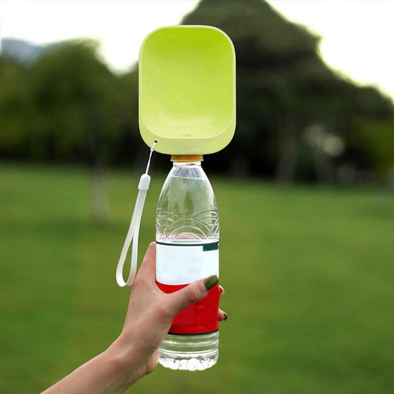 Portable Pet Water Bottle & Travel Bowl — 2-in-1, Leak-Proof, 5 Colors