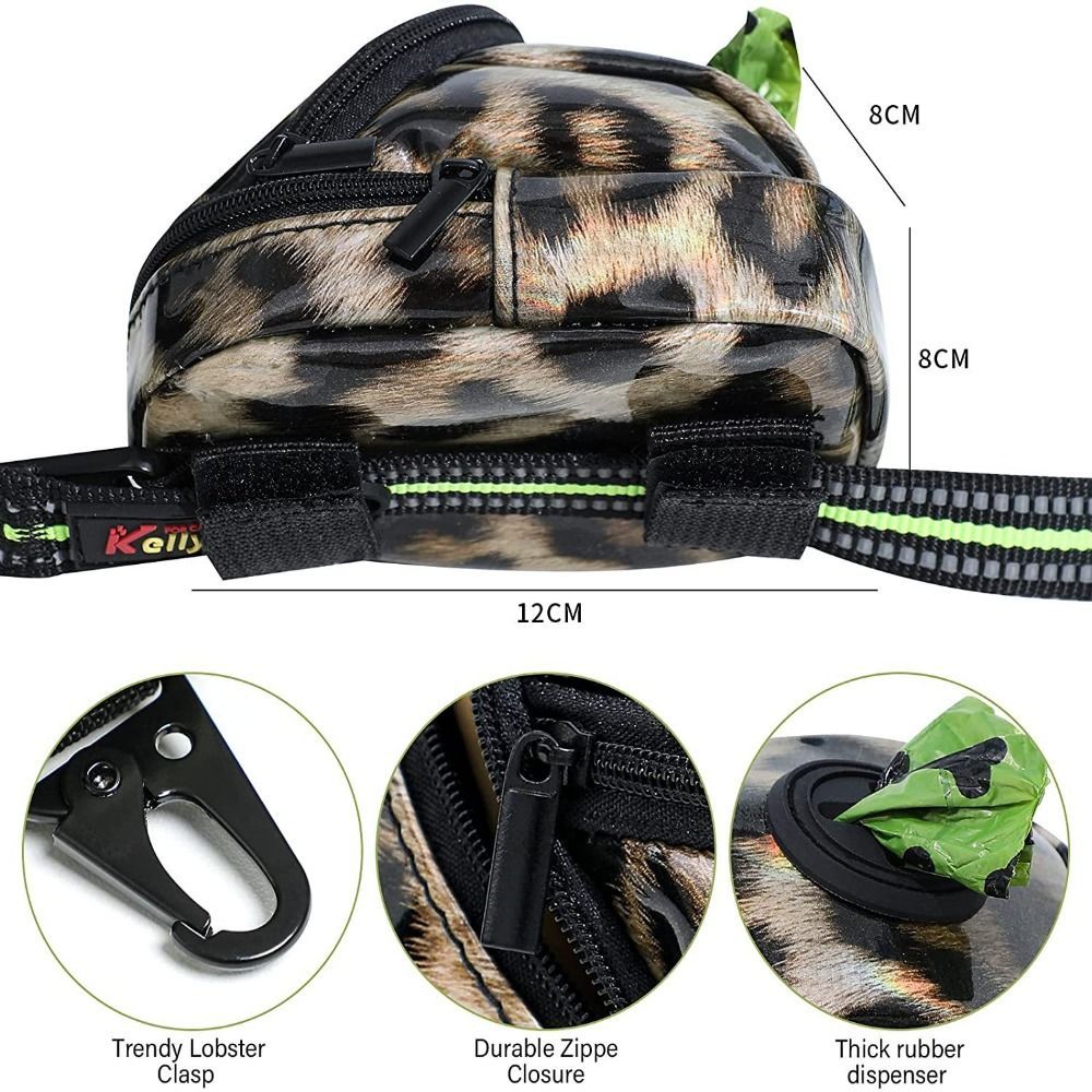 Dog Treat Pouch & Poop Bag Dispenser — Waterproof Oxford, 6 Colors, Clip-On