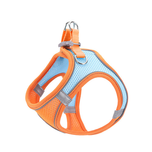 Breathable Mesh Vest Harness — Reflective, 6 Sizes XXXS–L, 5 Color Suits