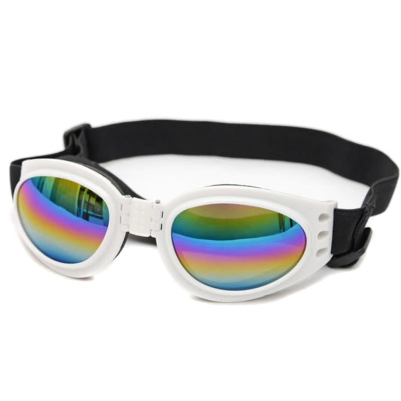 Dog Goggles & Sunglasses – Foldable Waterproof UV Eye Protection for Medium & Large Dogs