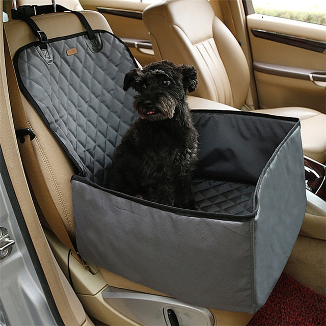 Waterproof Dog Car Seat Cover — Single Seat, Stain-Resistant, 3 Colors
