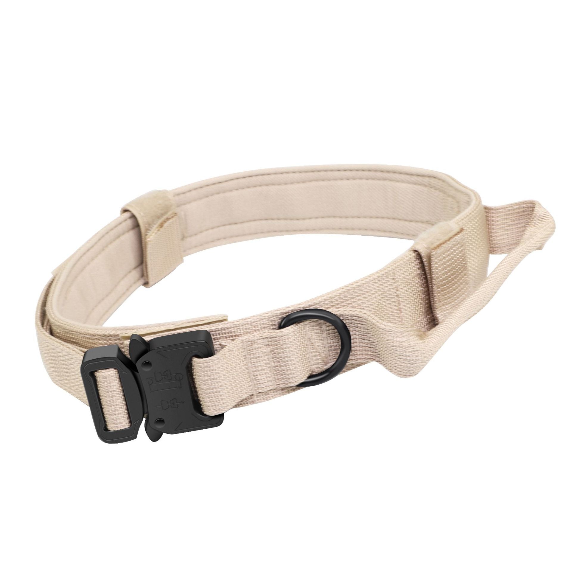 Tactical Dog Collar & Leash Set — Heavy-Duty Nylon, 8 Colors, Sizes M–XL
