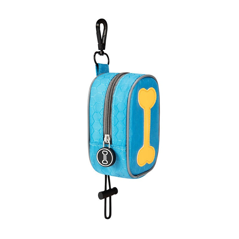 Dog Poop Bag Dispenser with Storage Case – Portable PVC Waste Bag Holder for Leash