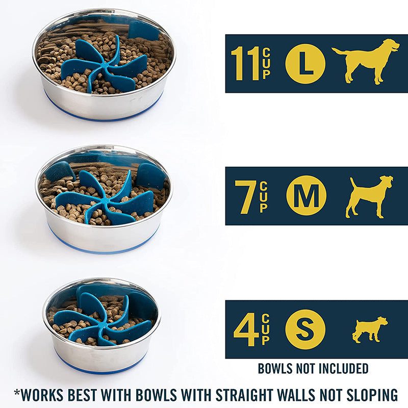Propeller Slow Feeder Bowl for Dogs — Gut-Friendly Mealtime