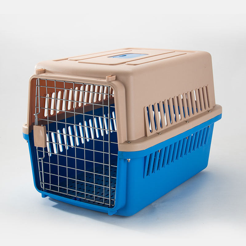 Hard-Shell Pet Travel Carrier — Airline-Approved Dog & Cat Crate, 3 Colors, S/M/L