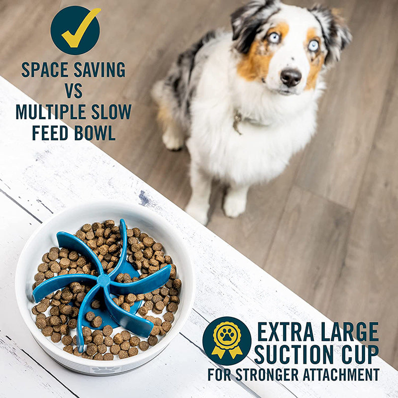 Propeller Slow Feeder Bowl for Dogs — Gut-Friendly Mealtime
