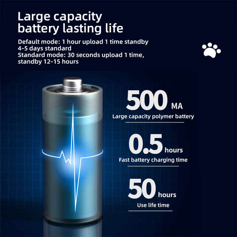 Pet GPS Tracker G9 — 5–20m Positioning Accuracy, Anti-Loss, Black or White