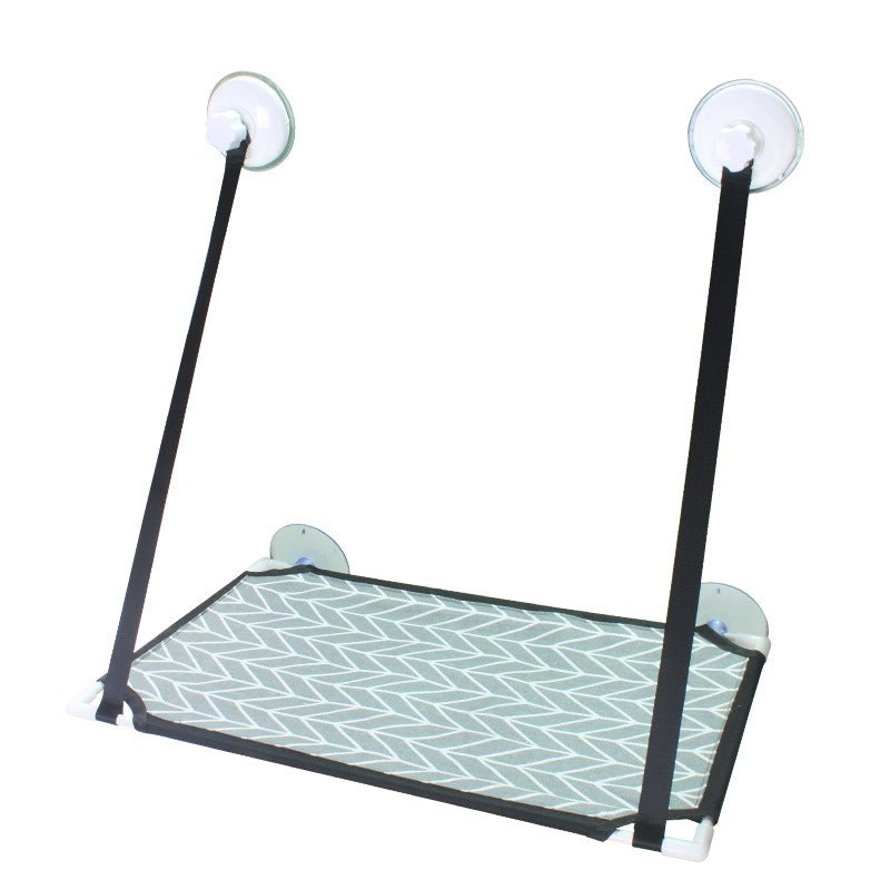 Suction Cup Cat Window Hammock — Oxford & Mesh, 4 Styles, 55 lb Capacity