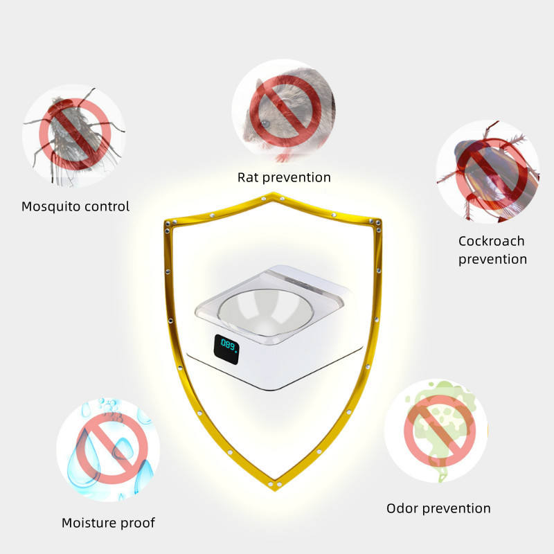 Smart Pet Bowl — Anti-Cockroach, Anti-Mouse, Moisture-Proof, 350ml, 10hr Battery