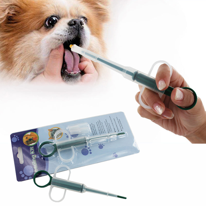 Pet Medicine Feeder Syringe — Easy Oral Dosing Tool for Dogs & Cats, 3 Colors
