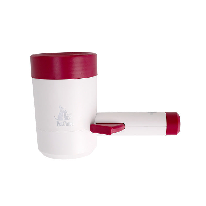 Electric Dog Paw Washer Cup – Portable Automatic Paw Cleaner with Soft Bristles | ABS + TPR