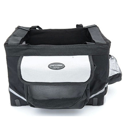 Pet Bicycle Carrier Bag — Waterproof Oxford Basket for Dogs & Cats, 3 Colors