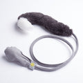 Airbag Teasing Cat Toy — Plush Fish & Tail Wand, 5 Styles, 51 in