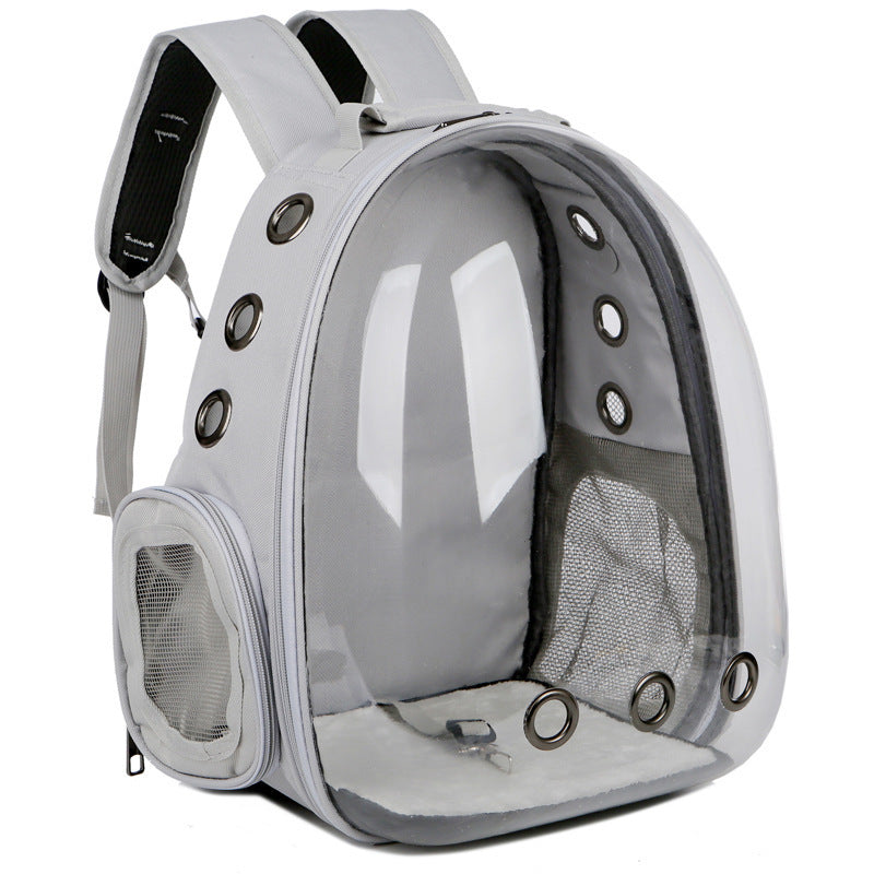 Space Capsule Transparent Pet Carrier Bag — Panoramic Window, Up to 13 lbs, 14 Styles