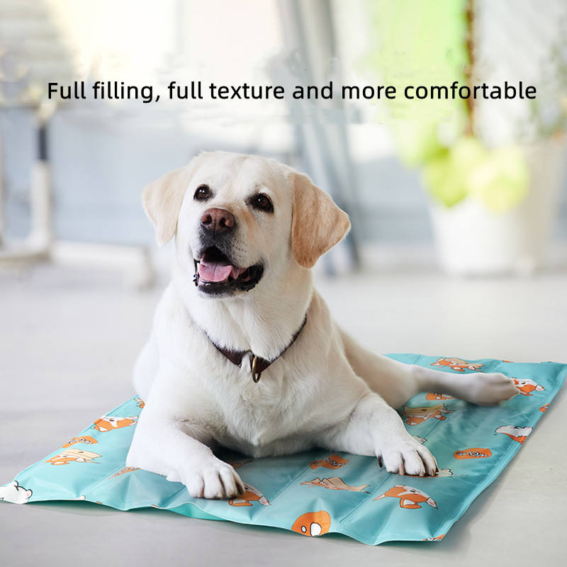 Gel Cooling Pet Pad — Ice Crystal Summer Cool Mat for Dogs & Cats