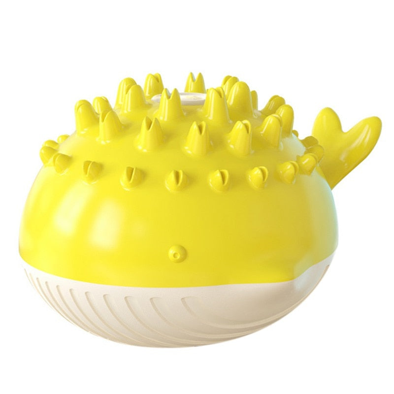 Crocodile Water Jet Floating Dog Toy — Squeaky, Molar, 140mm, 4 Colors