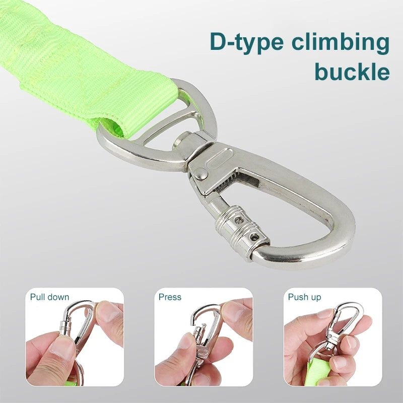 Reflective Dog Leash — Heavy-Duty Nylon, Padded Handle, Adjustable 4.1 ft, 5 Colors