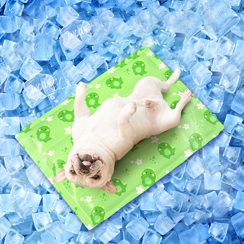 Gel Cooling Pet Pad — Ice Crystal Summer Cool Mat for Dogs & Cats