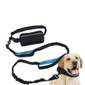 Hands-Free Running Dog Leash — Reflective Nylon Waist Belt, 4 Colors