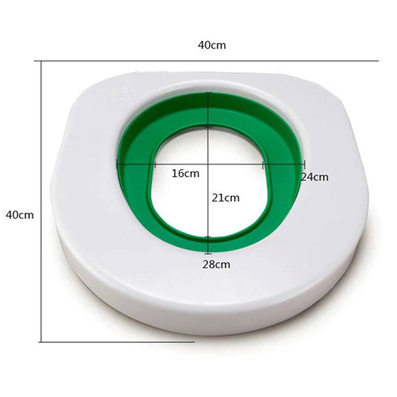 Cat Toilet Training Kit — Litter-Free Transition Tray, Plastic, Blue or White
