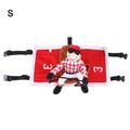 Jockey Rider Pet Costume — Flannel Saddle-Shape Riding Illusion for Cats & Small Dogs