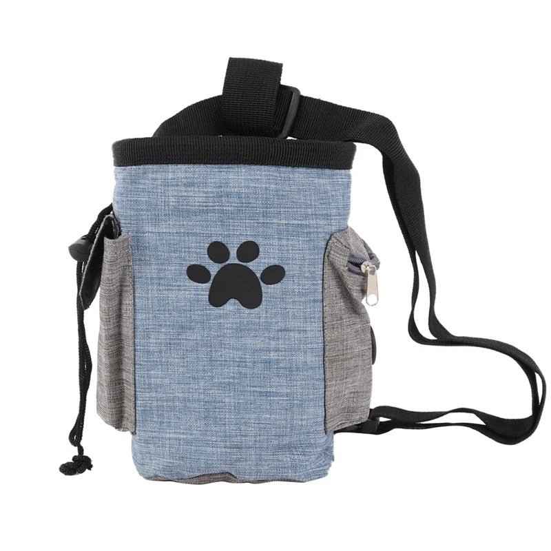Dog Training Treat Bag — Waterproof Waist Pouch with Pockets, 3 Colors