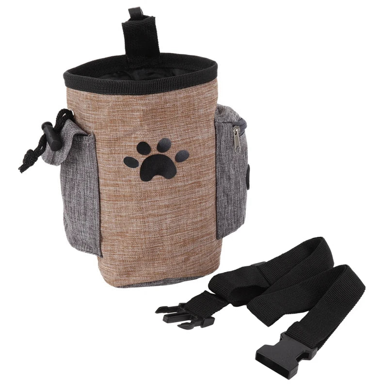 Dog Training Treat Bag — Waterproof Waist Pouch with Pockets, 3 Colors