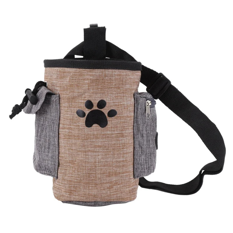 Dog Training Treat Bag — Waterproof Waist Pouch with Pockets, 3 Colors
