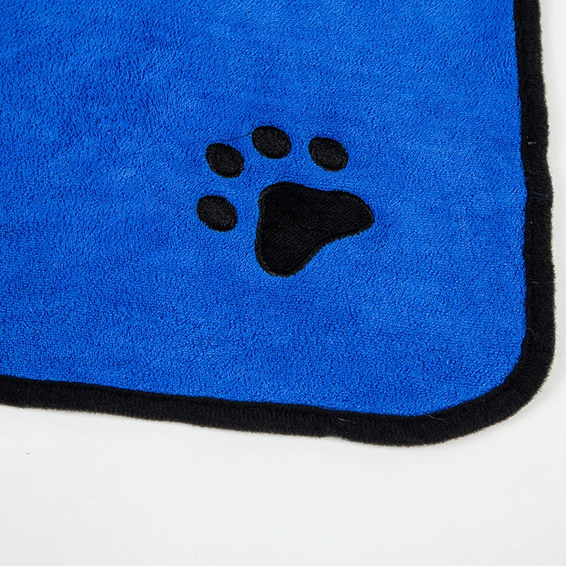 Microfiber Pet Drying Bathrobe — Super Absorbent, Sizes XS–XL for Dogs & Cats, 2 Colors