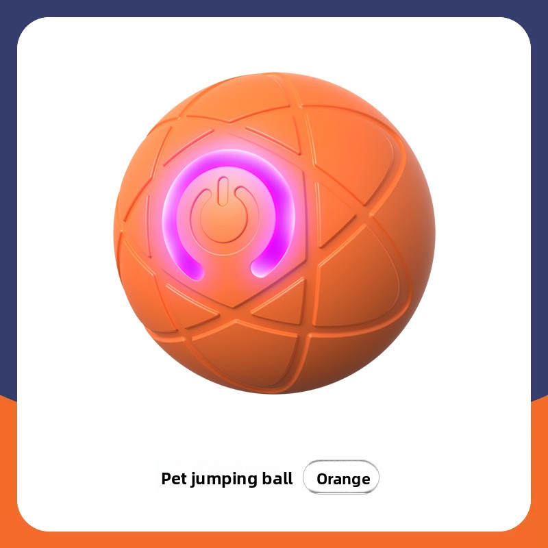 Electric Bouncing Pet Toy Ball — Interactive Anxiety Relief Toy for Dogs & Cats