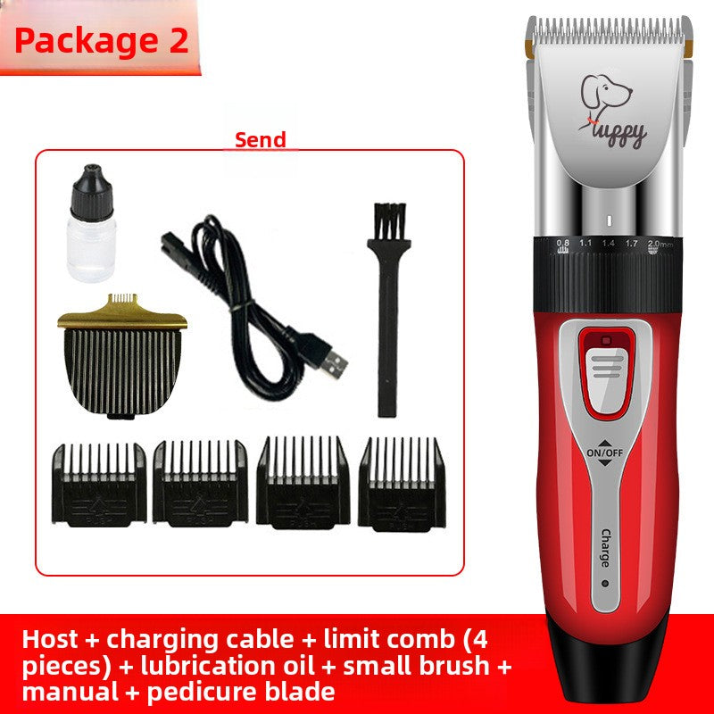 Professional Pet Hair Clipper Kit with Ceramic Blade