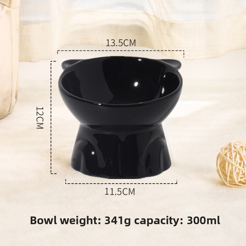 Ceramic Anti-Knock Pet Bowl — Non-Tip Feeding Bowl for Cats & Dogs, 10 Styles