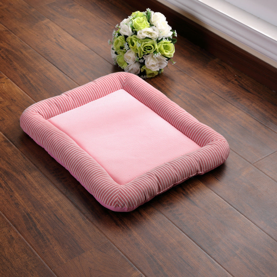 Ice Silk Pet Cooling Pad — Waterproof Summer Mat for Dogs & Cats, 4 Sizes
