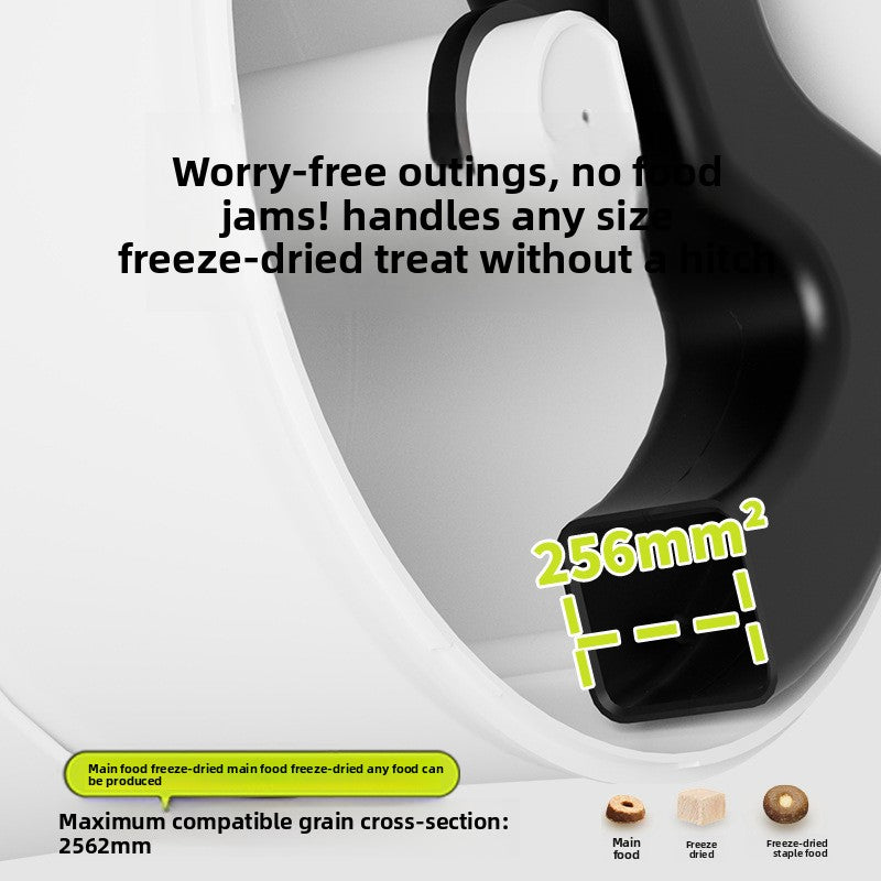 Automatic Smart Pet Feeder — WiFi App Control, Timed Feeding, 3L, Wall Mountable