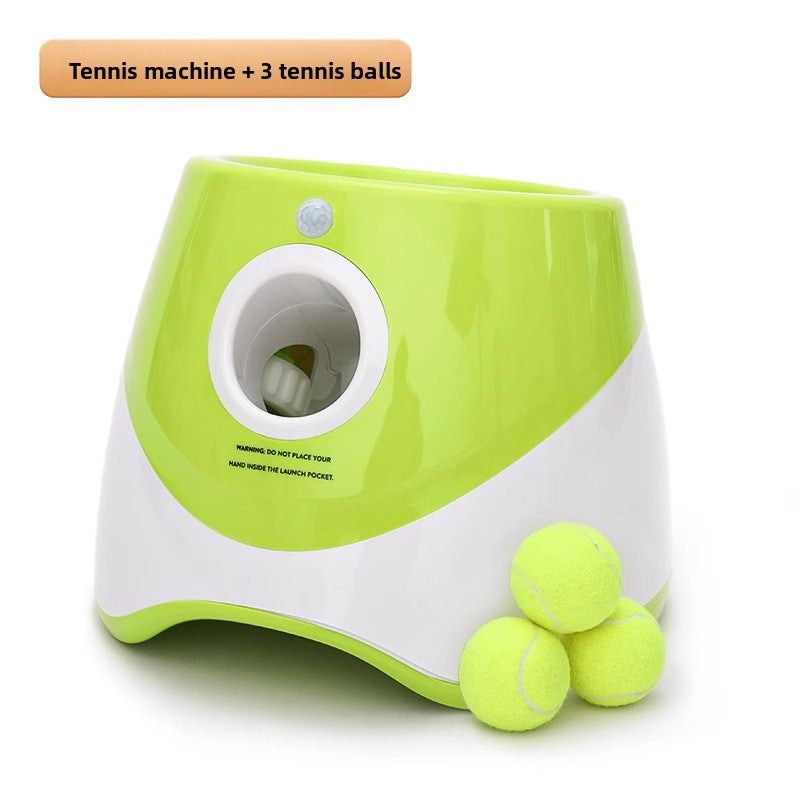 Automatic Dog Ball Launcher — Rechargeable, Self-Play, Includes Tennis Balls