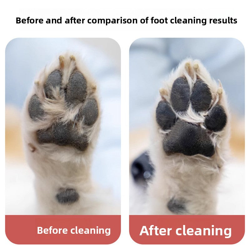 Automatic Pet Paw Cleaning Cup — Motorized IP67 Waterproof Paw Washer