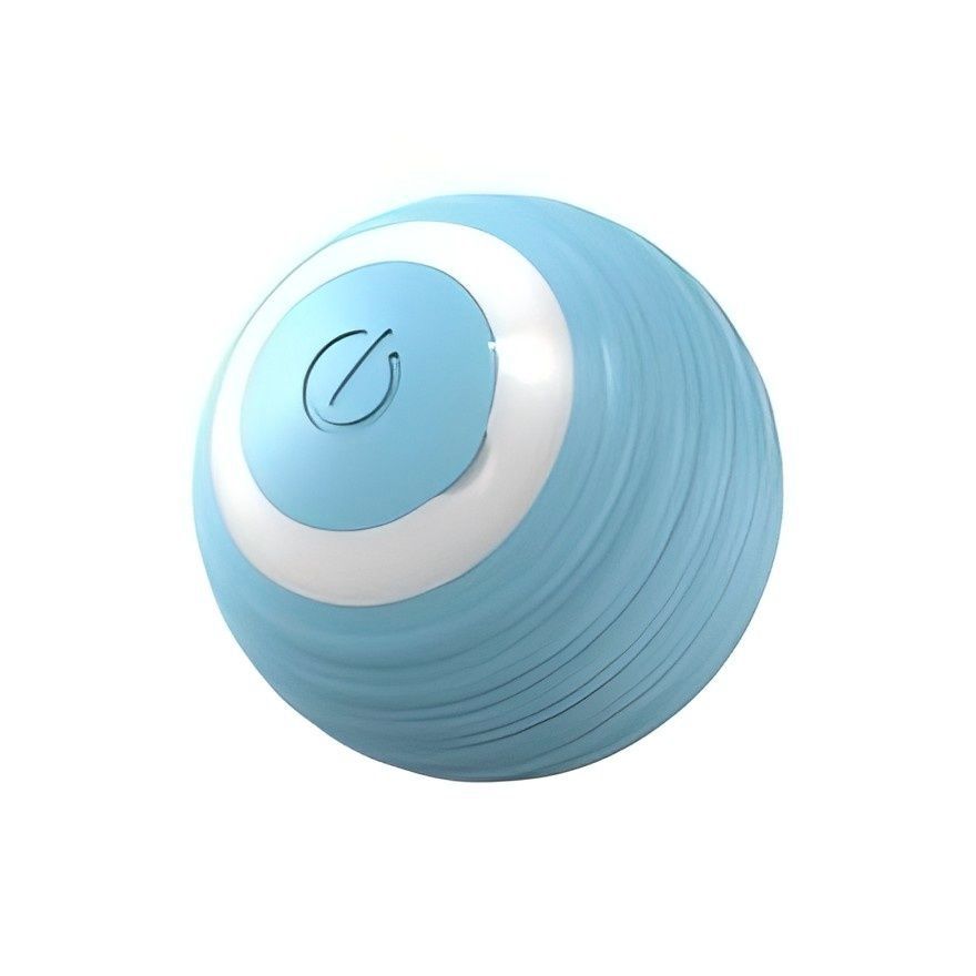 Self-Rolling Interactive Cat Toy Ball — Silicone, Motion-Activated, 7 Styles