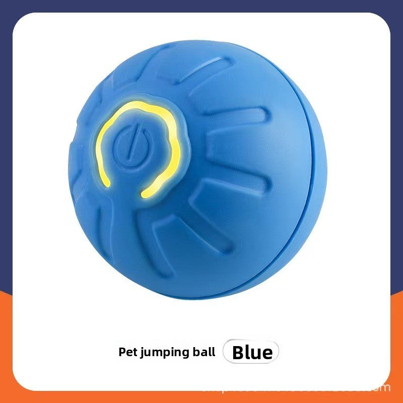 Electric Bouncing Pet Toy Ball — Interactive Anxiety Relief Toy for Dogs & Cats