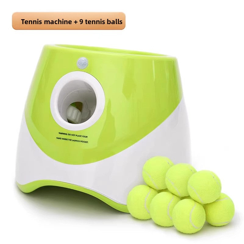Automatic Dog Ball Launcher — Rechargeable, Self-Play, Includes Tennis Balls