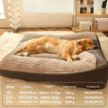 Premium Orthopedic Dog Mattress — Sponge Capsule Fill with Crystal Velvet Cover