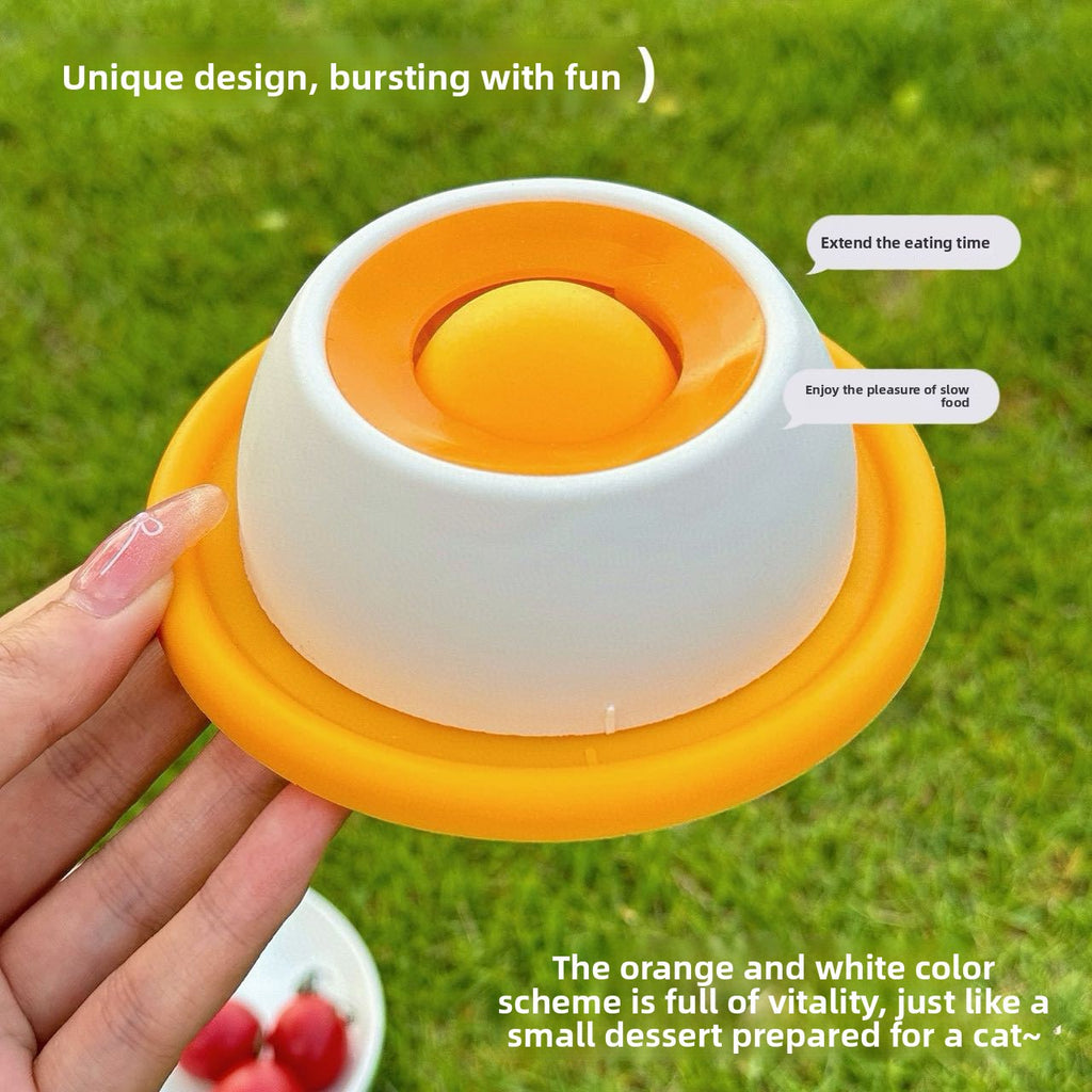 Slow Feeder Lick Toy for Cats & Dogs — Anti-Spill, Paste Treat Groove, 2 Colors