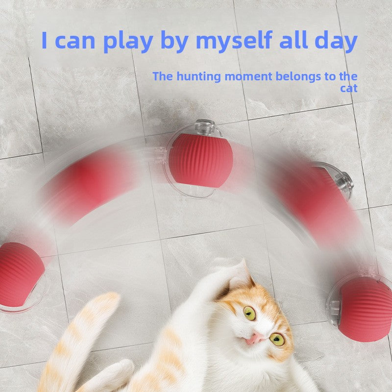 Automatic Electric Rolling Pet Toy Ball — Self-Moving Interactive Toy for Cats & Dogs