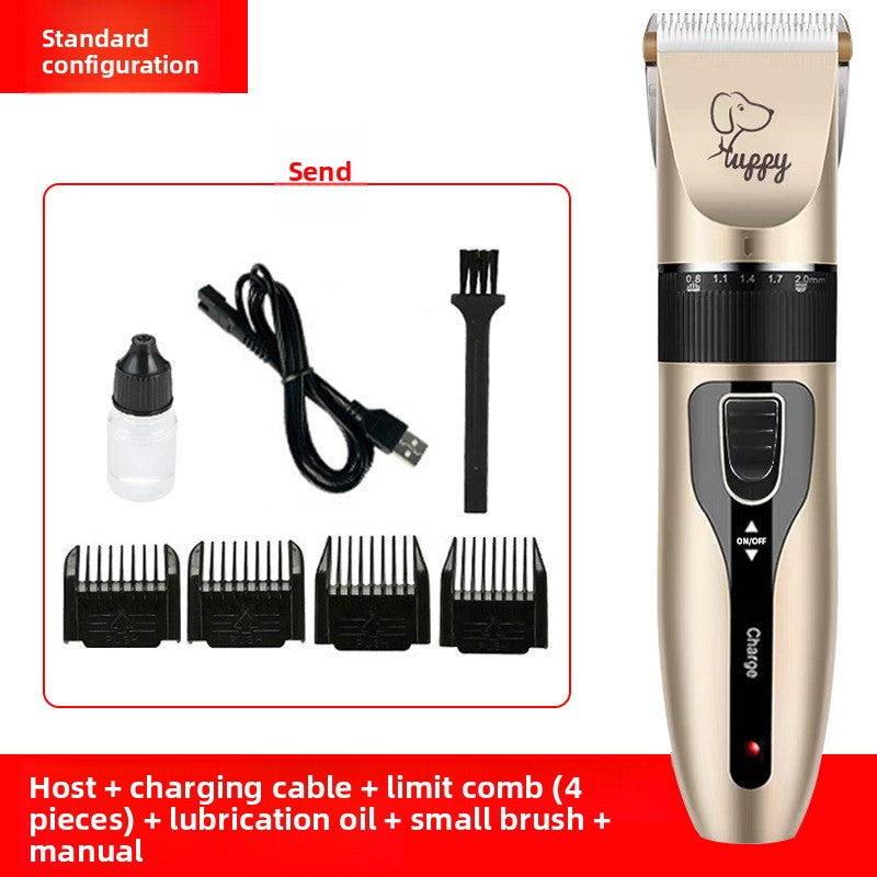 Professional Pet Hair Clipper Kit with Ceramic Blade