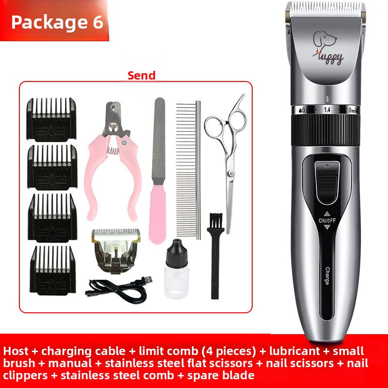 Professional Pet Hair Clipper Kit with Ceramic Blade