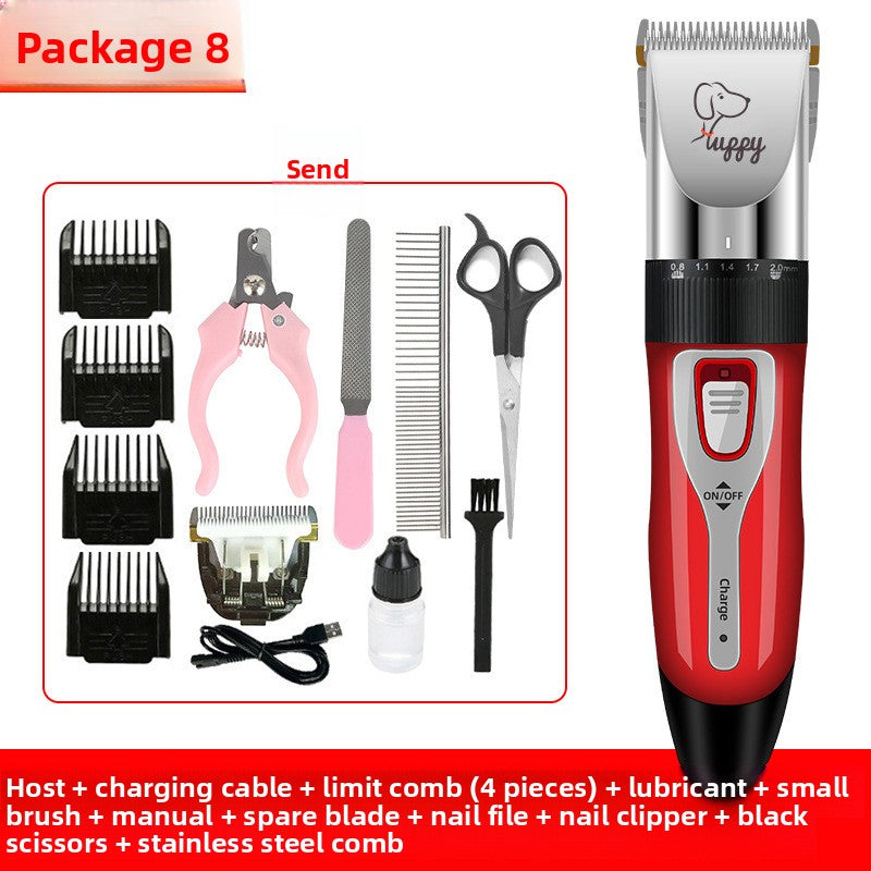Professional Pet Hair Clipper Kit with Ceramic Blade