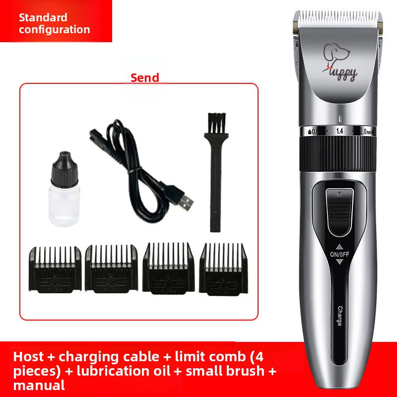 Professional Pet Hair Clipper Kit with Ceramic Blade