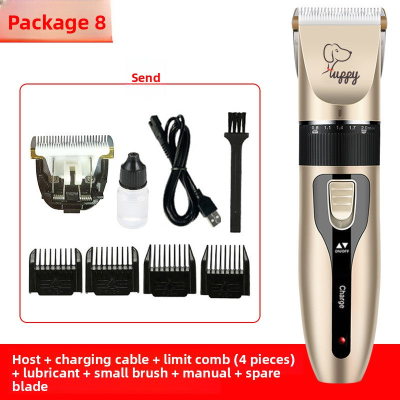Professional Pet Hair Clipper Kit with Ceramic Blade