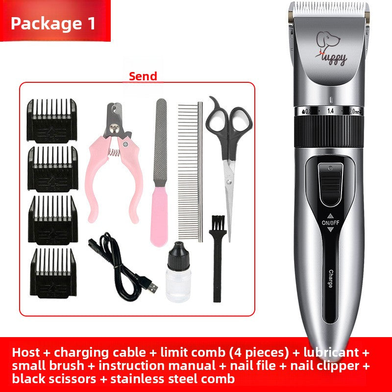 Professional Pet Hair Clipper Kit with Ceramic Blade