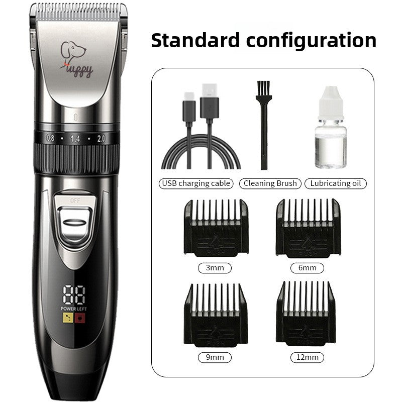 Professional Pet Hair Clipper Kit with Ceramic Blade