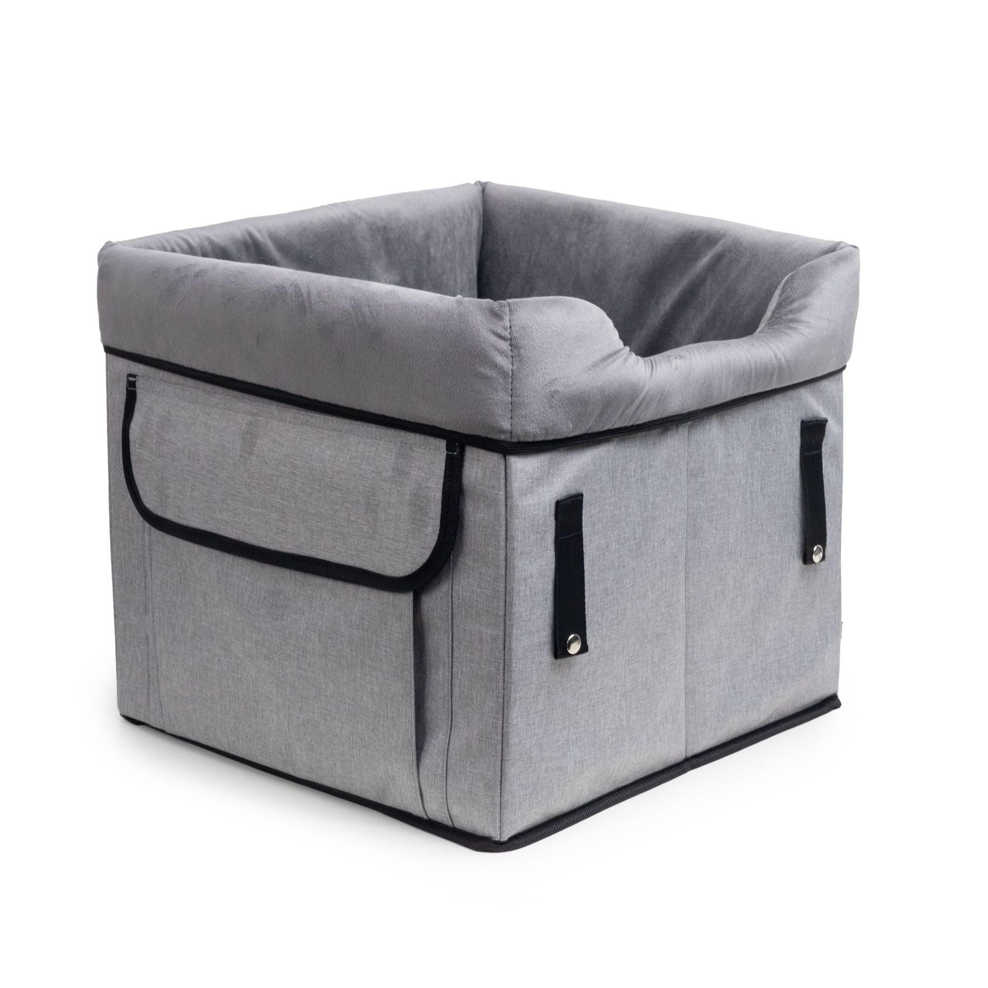 Elevated Dog Car Seat Pad & Kennel — Portable Travel Booster for Small Dogs